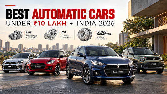 Best Automatic Cars Under Rs 10 Lakh in India 2026: Cheapest AMT, CVT and Torque Converter Picks