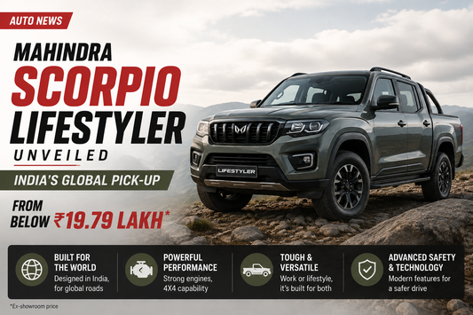 Mahindra Scorpio Lifestyler Unveiled: India's Global Pik Up, From Below Rs 19.79 Lakh
