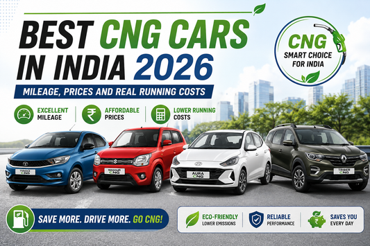 Best CNG Cars in India 2026: Mileage, Prices and Real Running Costs
