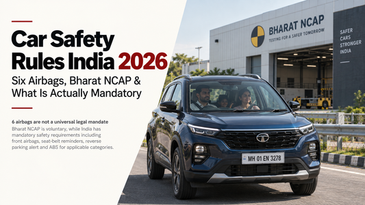 Car Safety Rules India 2026: Six Airbags, Bharat NCAP and What Is Actually Mandatory