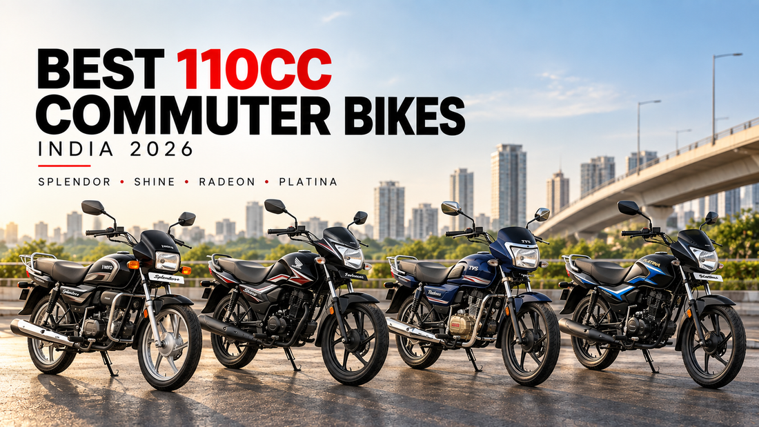 Best 110cc Commuter Bikes in India 2026: Splendor, Shine, Radeon, Platina Compared