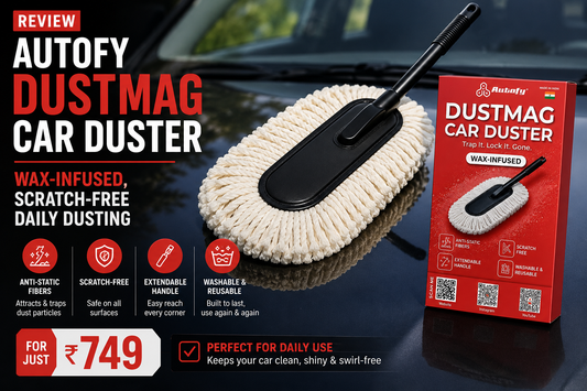 Autofy DustMag Car Duster Review: Wax-Infused, Scratch-Free Daily Dusting for Rs 749