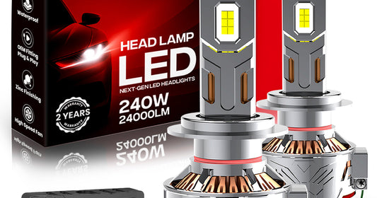 Autofy Falcon 240W car LED headlight bulb 24000LM 6000K, product review