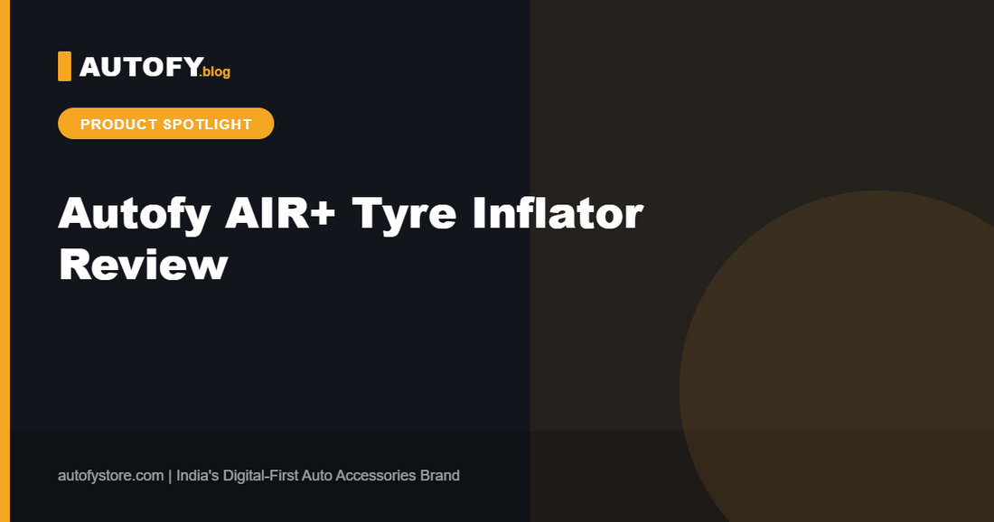 Autofy AIR+ tyre inflator review - Autofy blog header