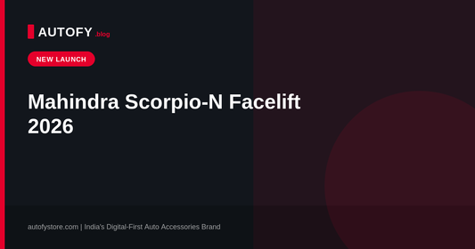 2026 Mahindra Thar facelift launch price and features Autofy blog header
