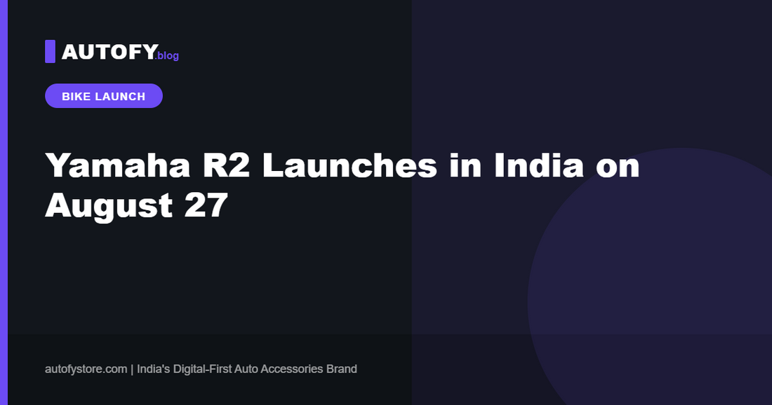 Autofy graphic for upcoming bike launches in India in November 2026