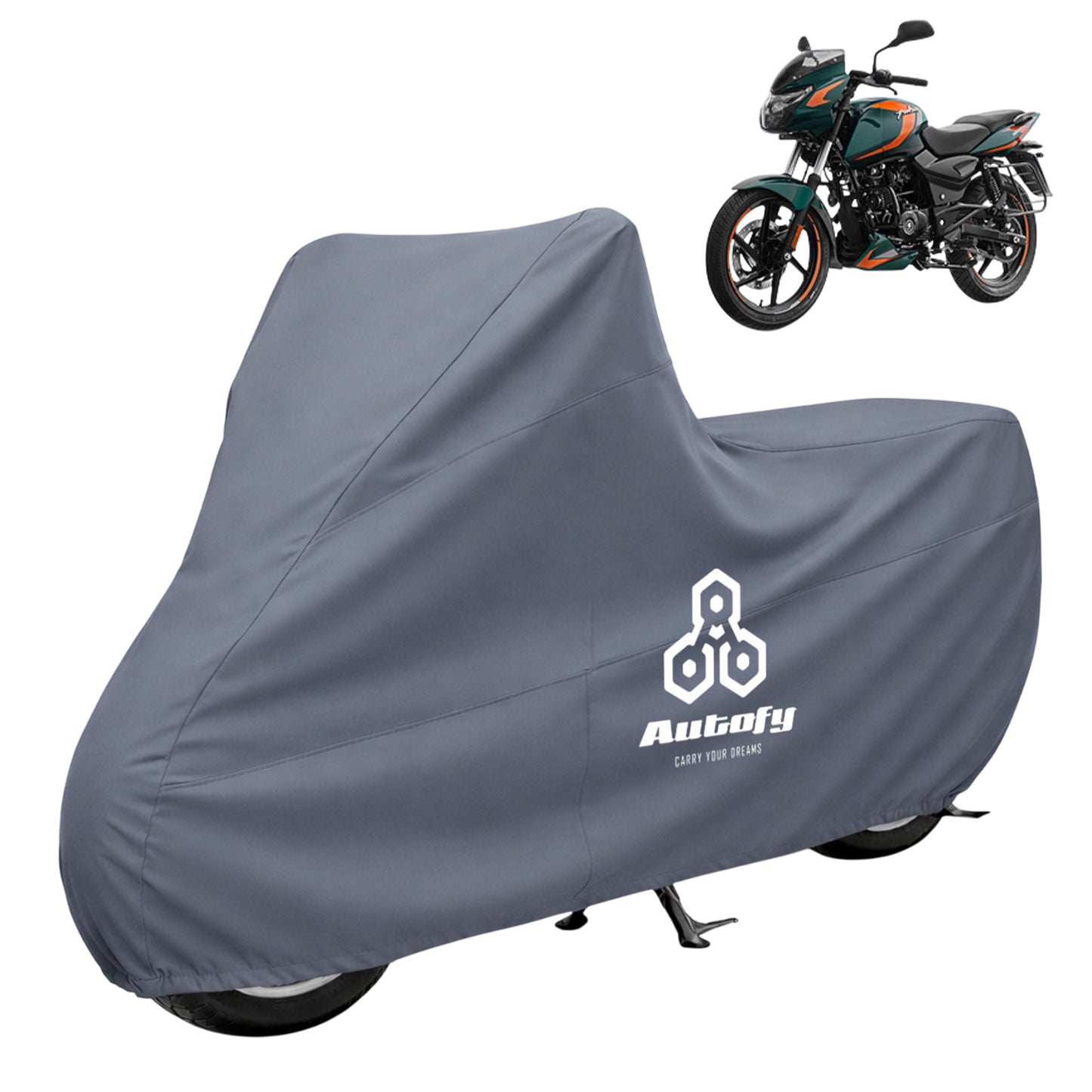 Autofy Hydra 100% Waterproof (Lab Tested) Bike Cover for All Two Wheeler