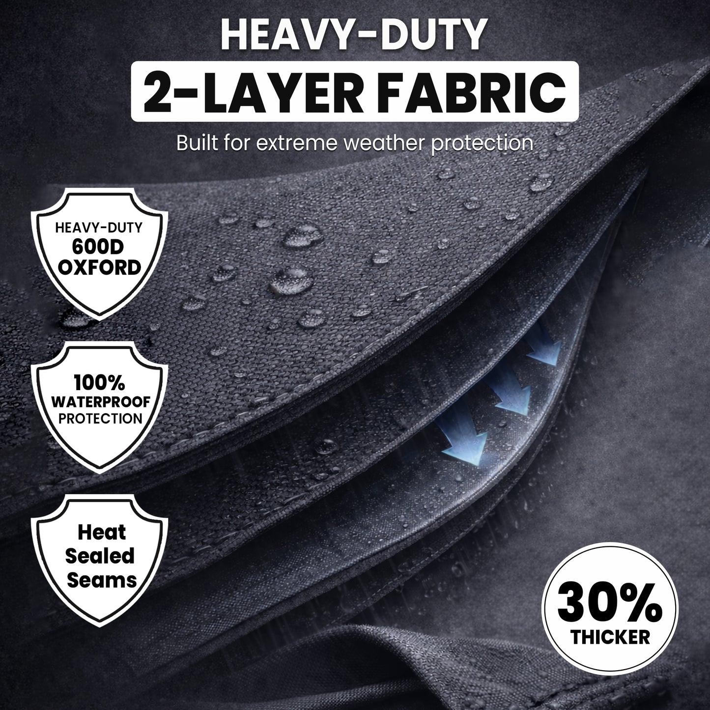 Autofy Hydra 100% Waterproof (Lab Tested) Bike Cover for All Two Wheeler