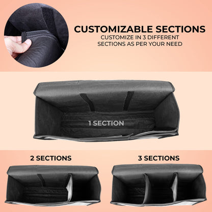 Autofy SPAZE-5 Car Trunk Organizer [Large; Silver]