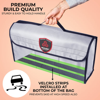 Autofy SPAZE-5 Car Trunk Organizer [Large; Silver]