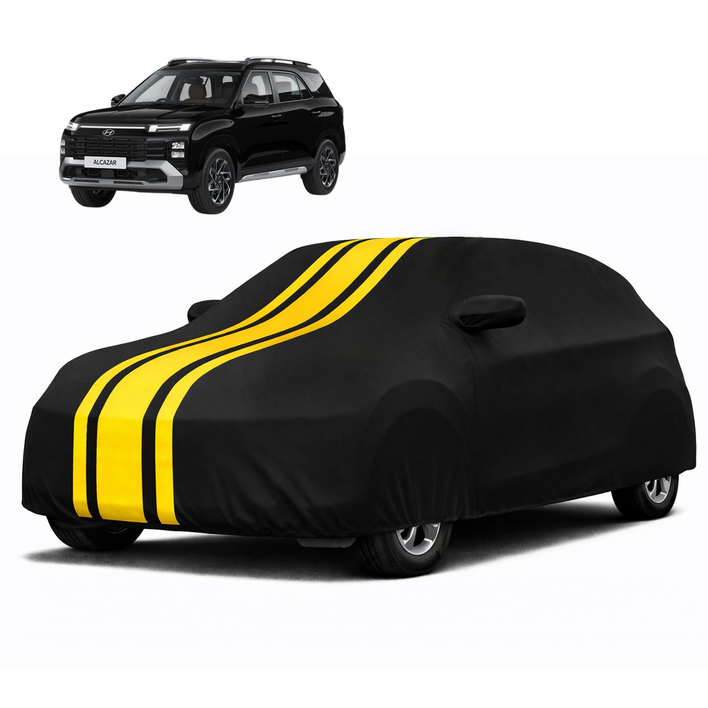 Autofy Car Cover Waterproof CARIZMA for Hyundai Alcazar [Year 2021 Onwards]