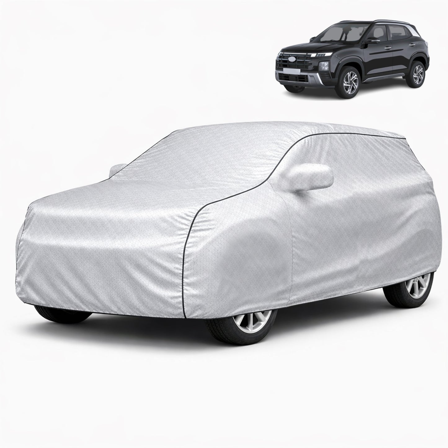 Autofy  SilverTech Car Coverfor Hyundai Creta [Year 2020 Onwards]