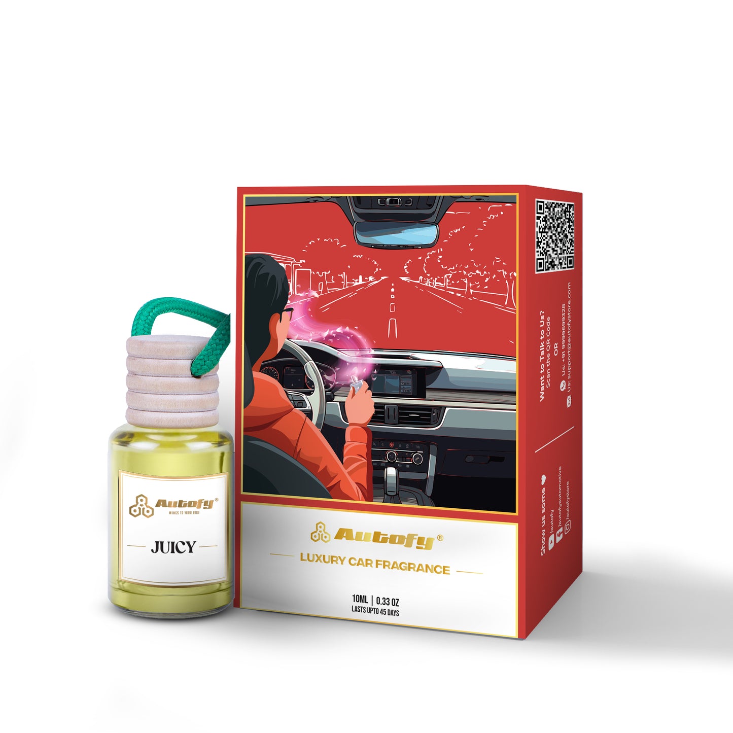 Autofy AIRHAVEN Car Perfume for Dashboard Hanging Perfume Diffuser