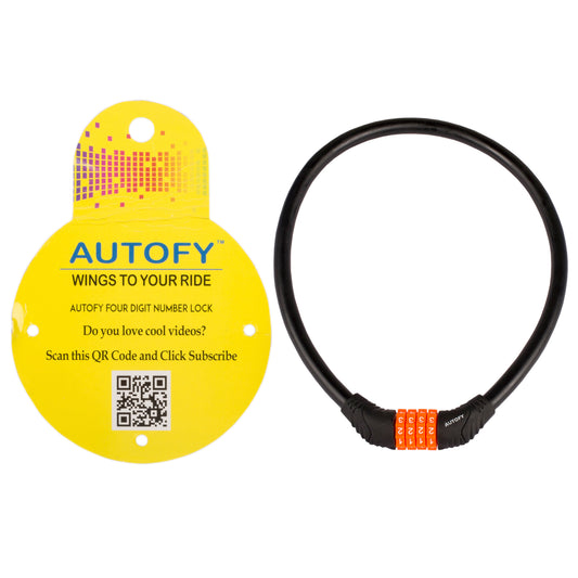 Autofy Heavy Duty 4 Digit Number Lock Helmet Lock