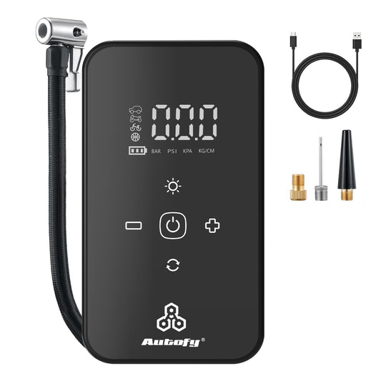 Autofy AirBit Dual Power Mode Battery & Corded 140PSI Car Tyre Inflator Pump