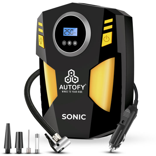 Autofy Sonic AUTO Cut Digital Car Tyre Inflator 150PSi