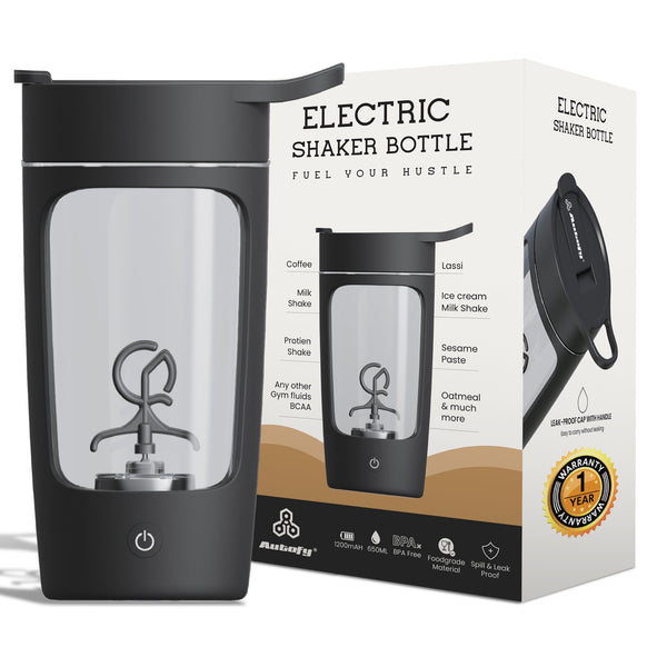 Autofy Electric Shaker for Gym 100% Leakproof Design Rechargeable