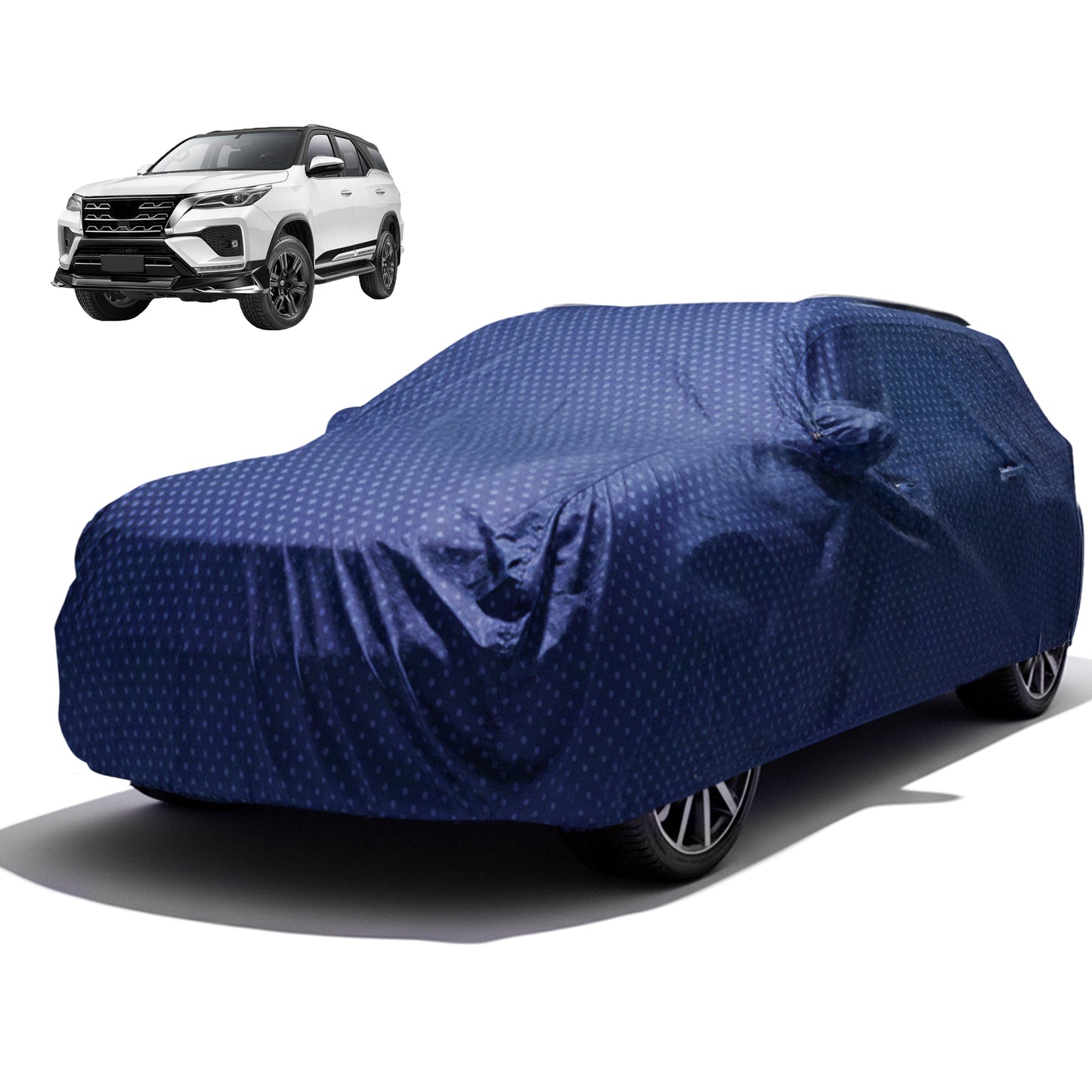 Autofy RINO Car Cover & Car Perfume for Toyota Fortuner [Year 2021 Onwards]