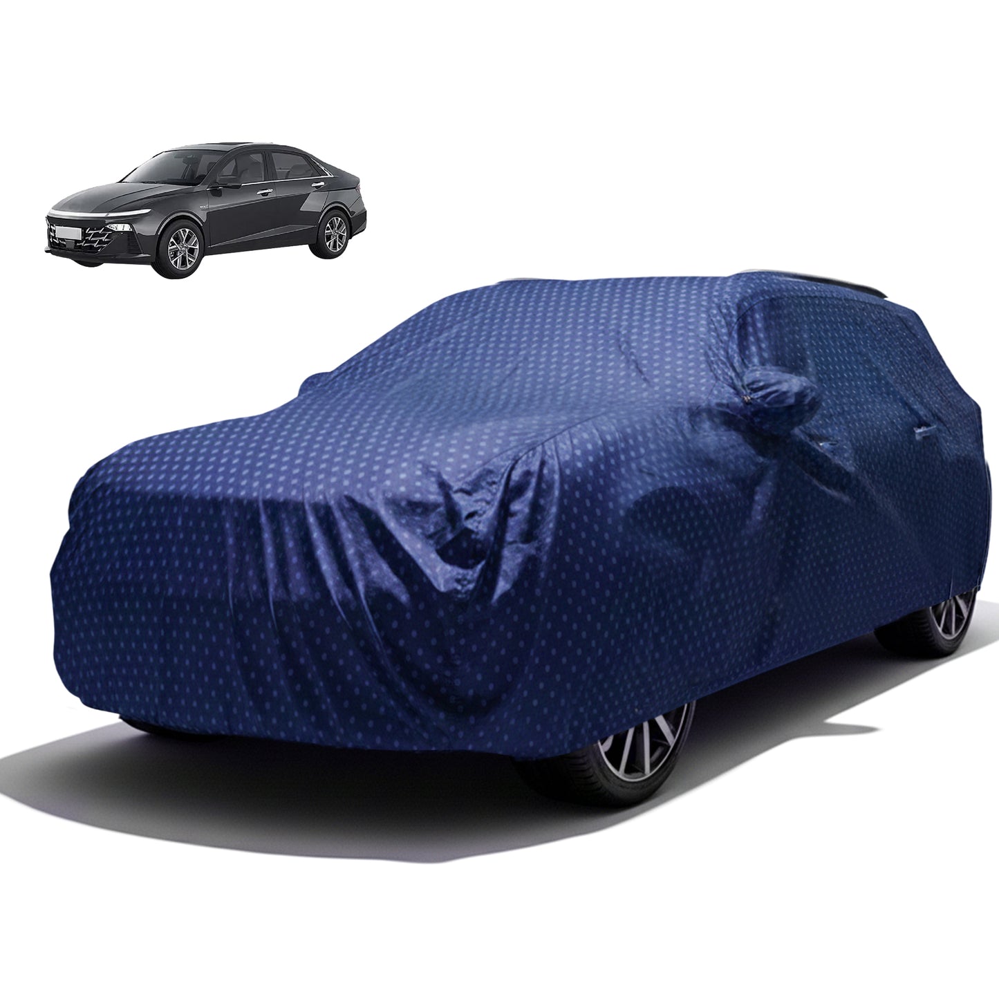 Autofy RINO Car Cover & Car Perfume for Hyundai Verna [Year 2023 Onwards]