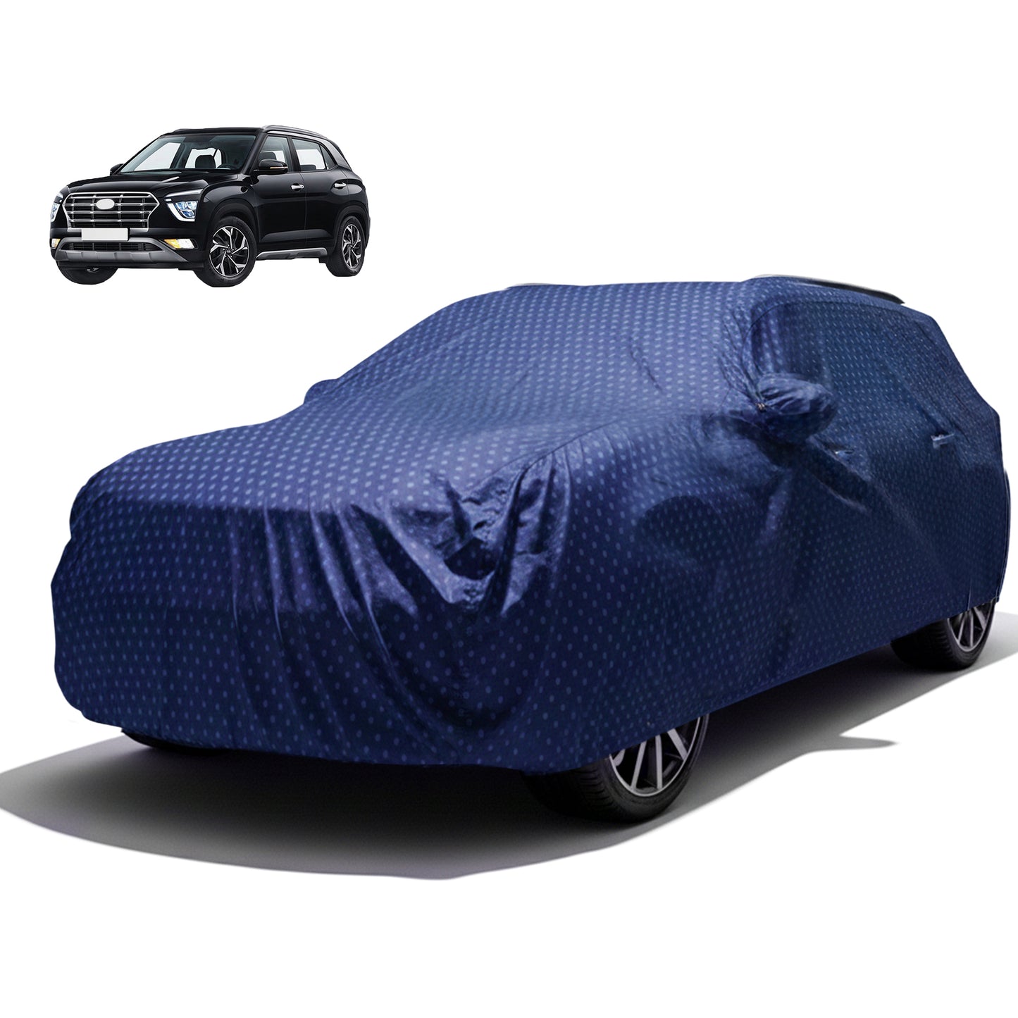 Autofy RINO Car Cover & Car Perfume for Hyundai Alcazar [Year 2021 Onwards]