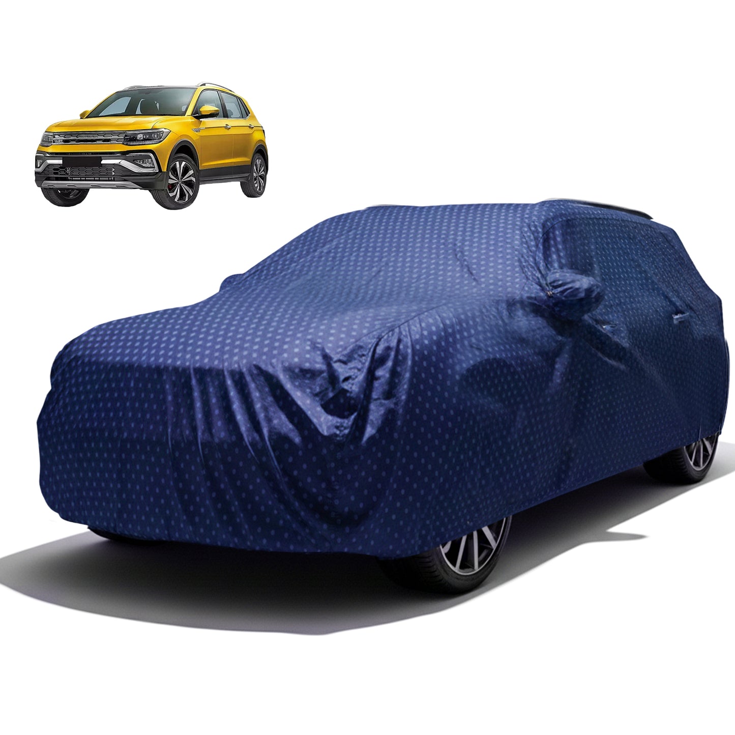 Autofy RINO Car Cover & Car Perfume for Volkswagen Taigun [Year 2020 Onwards]