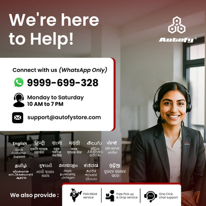 Autofy NEUTRON Car Tyre Inflator Pump with Dual Power Mode (150 PSi - Cordless & Corded)