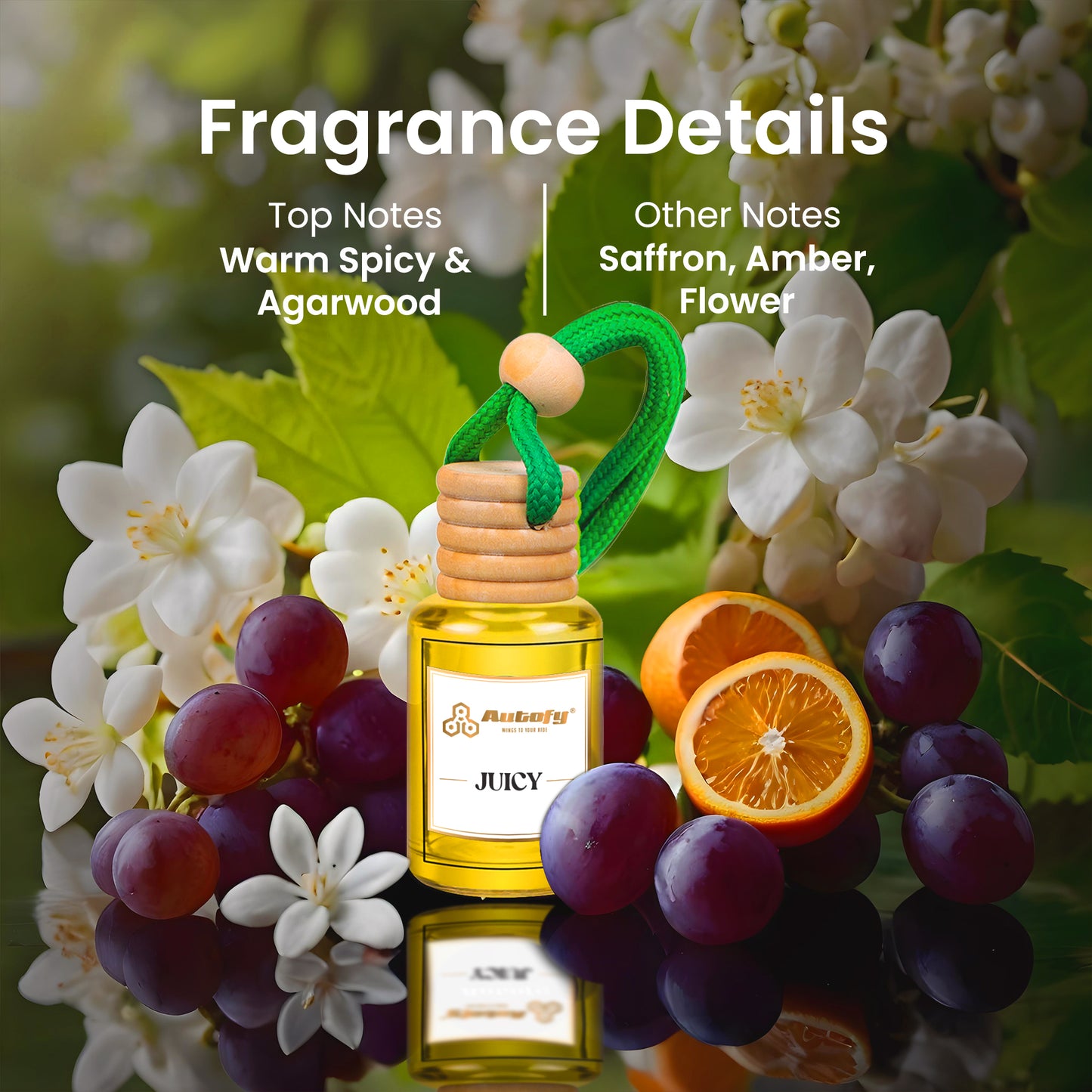 Autofy AIRHAVEN Car Perfume for Dashboard Hanging Perfume Diffuser