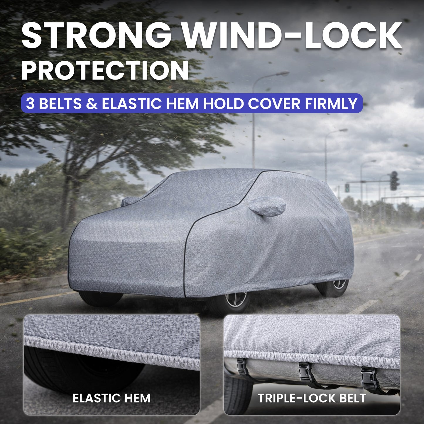 Autofy  SilverTech Car Coverfor Maruti Alto K10 / Alto 800 [Year 2018 Onwards]
