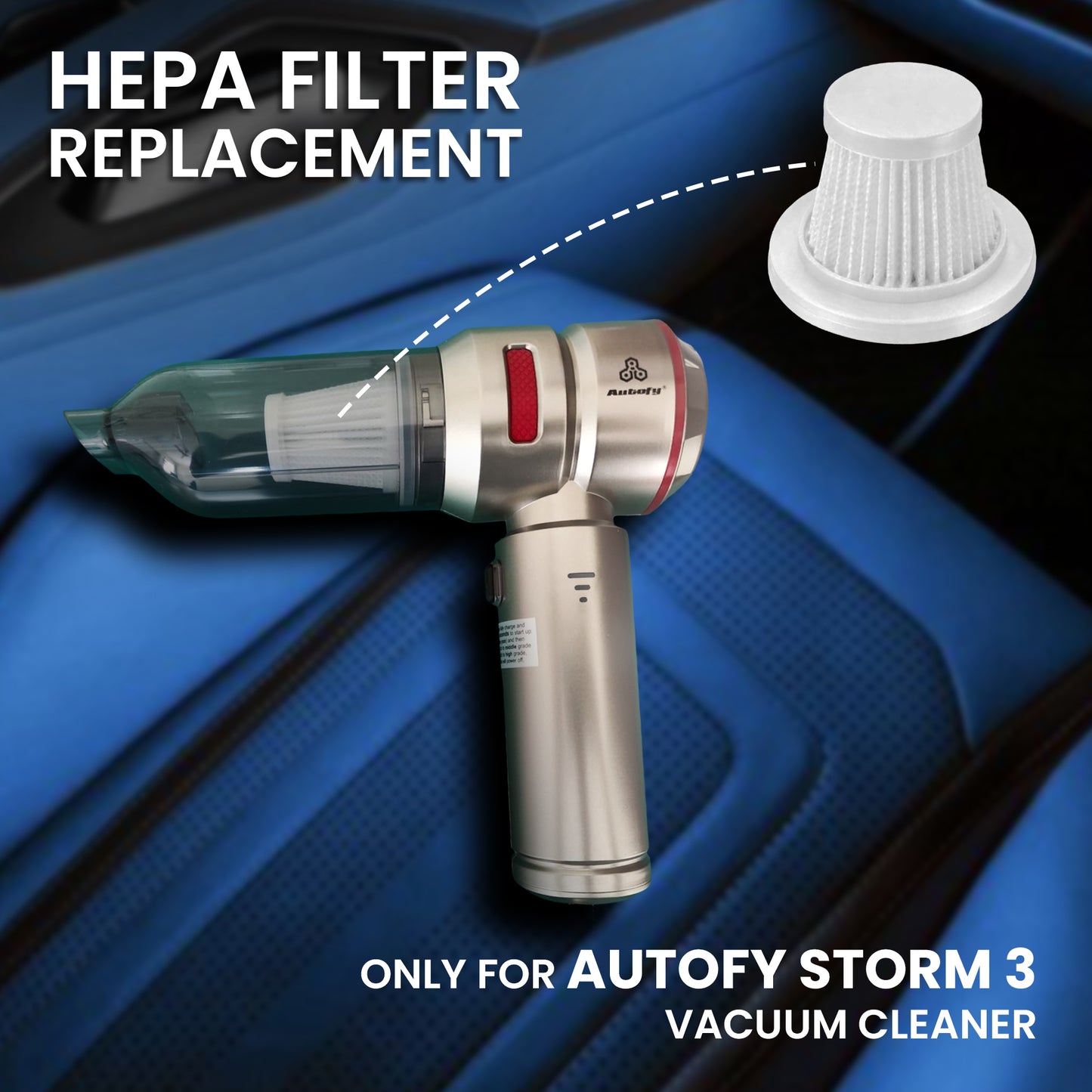 Autofy Storm 2 HEPA Filter for Vacuum Cleaner