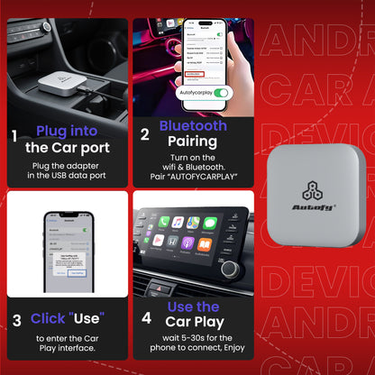 Autofy K713A 2GB RAM 16GB Storage with PlayStore *Download Unlimited Apps* Video Box Wireless Carplay Adapter