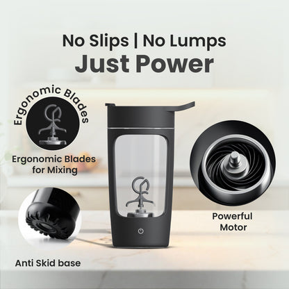 Autofy Electric Shaker for Gym 100% Leakproof Design Rechargeable