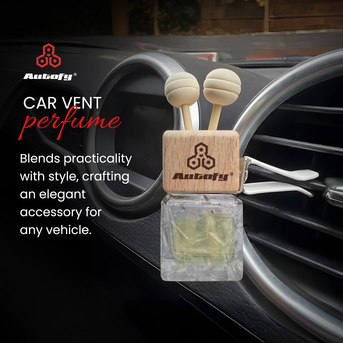 Autofy ELIXIR Vent Perfume for Dashboard Perfume Diffuser Car