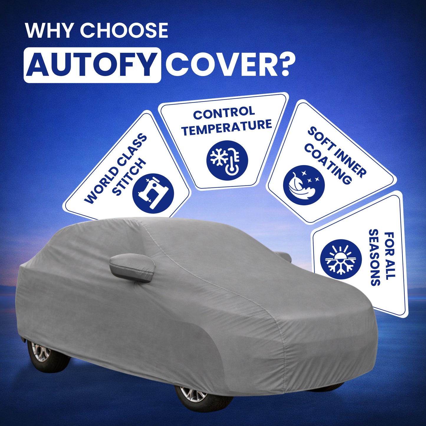Autofy ECONO Car Body Cover for Hyundai Venue [Year 2020 Onwards]