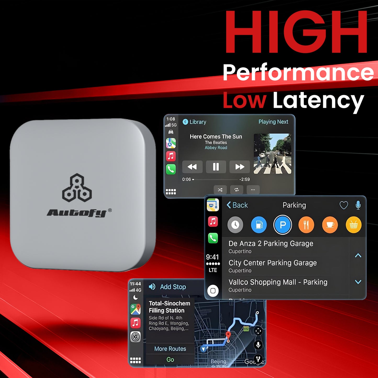 Autofy K713A 2GB RAM 16GB Storage with PlayStore *Download Unlimited Apps* Video Box Wireless Carplay Adapter