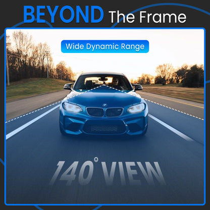 Autofy V12 Car Dash Camera 2K QHD (4MP) Plug & Play with USB & Type-C Fitting & Free Acc Wiring Kit