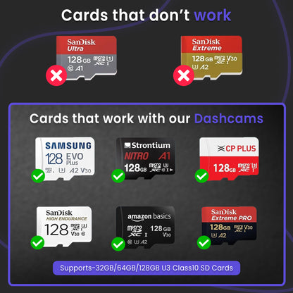 Autofy V81 Car Dash Camera 4K Ultra HD (8MP) Front 2K QHD (4MP) Rear Dash Camera