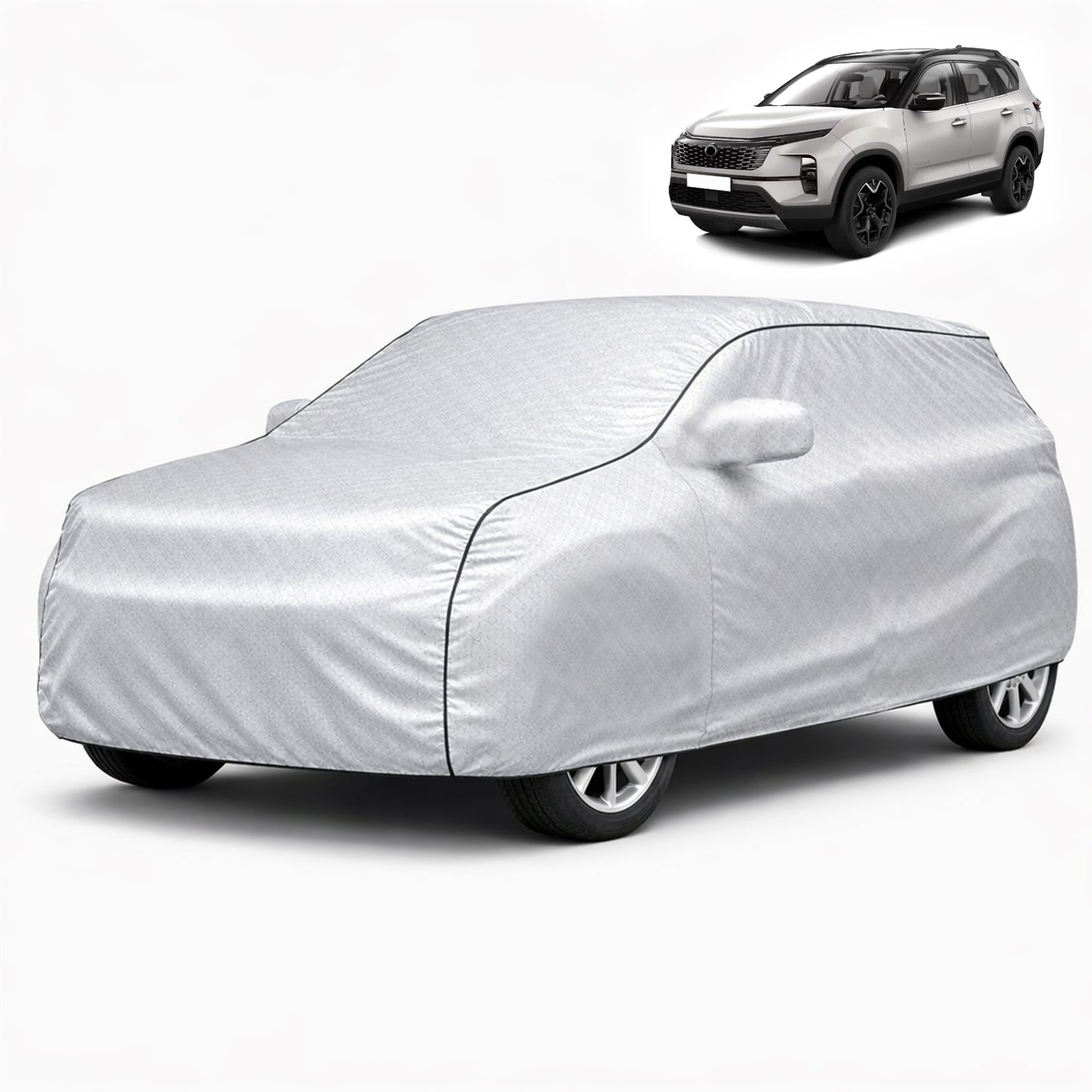 Autofy  SilverTech Car Coverfor Tata Safari [Year 2021 Onwards]