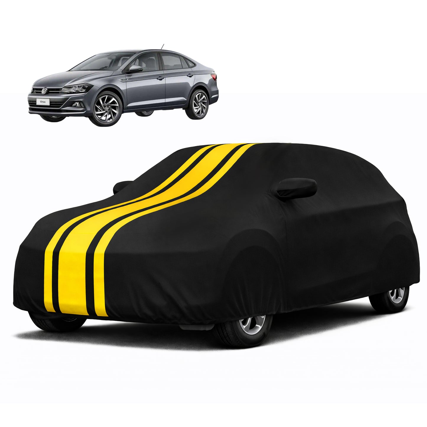 Autofy Car Cover Waterproof CARIZMA for Volkswagen Virtus [Year 2022 Onwards]