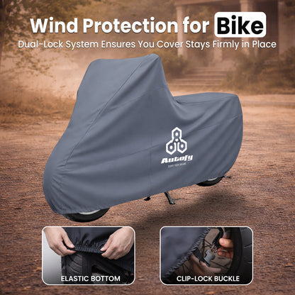 Autofy Hydra 100% Waterproof (Lab Tested) Bike Cover for All Two Wheeler
