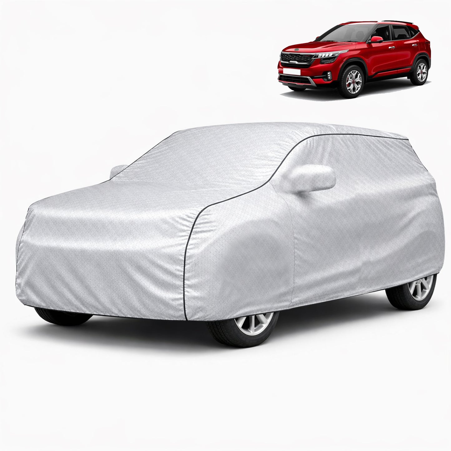 Autofy  SilverTech Car Coverfor Kia Seltos [Year 2019 Onwards]