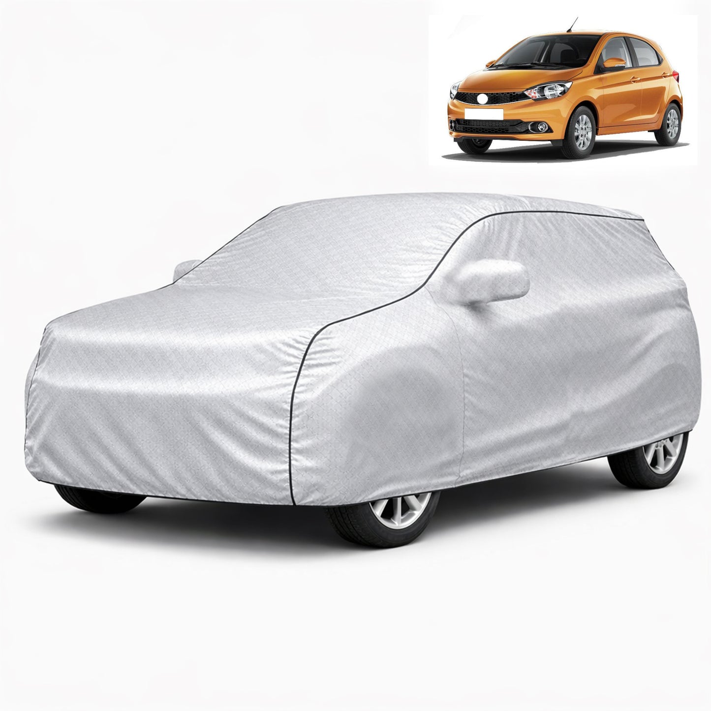 Autofy  SilverTech Car Coverfor Tata Tiago [Year 2020 Onwards]