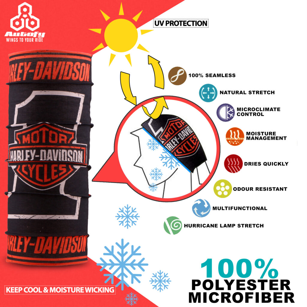 harley davidson face bandana