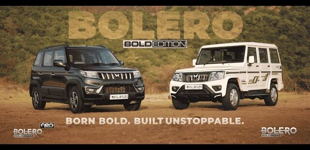 Mahindra Bolero and Bolero Neo Bold Editions